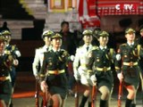 Chinese Female Guards of Honor Perform at _Spasskaya Tower_ Int_l Military Music Festival