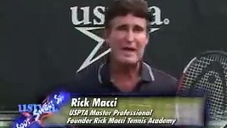 Rick Macci Tennis Academy : Tennis Tip #32 Hands in Front Hit it Like a Bunt
