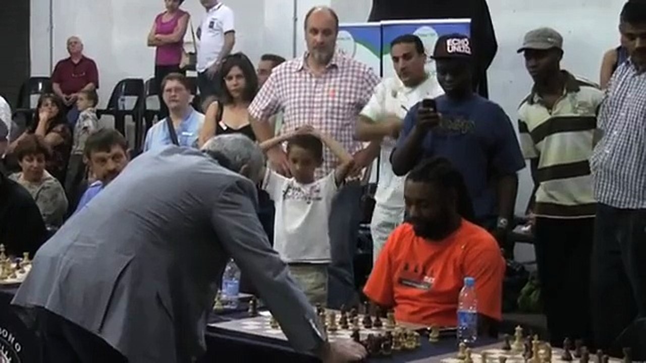 Chess grandmaster Garry Kasparov in South Africa