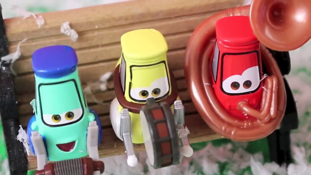 Carol of the Bells with Disney Car Toys Christmas Music by ToysReviewToys and Uncle Topolino s Band