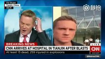 Phóng viên CNN bị tấn công khi đưa tin về vụ nổ Thiên Tân