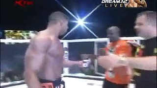 Alistair Overeem vs James Thompson DREAM 12 Fight video
