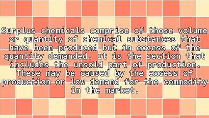 The Effects Of The Surplus Chemicals To The Environment