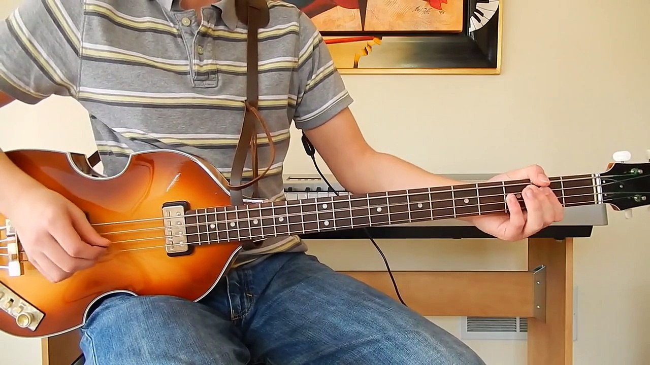 The Beatles - Michelle - Bass Cover Hofner
