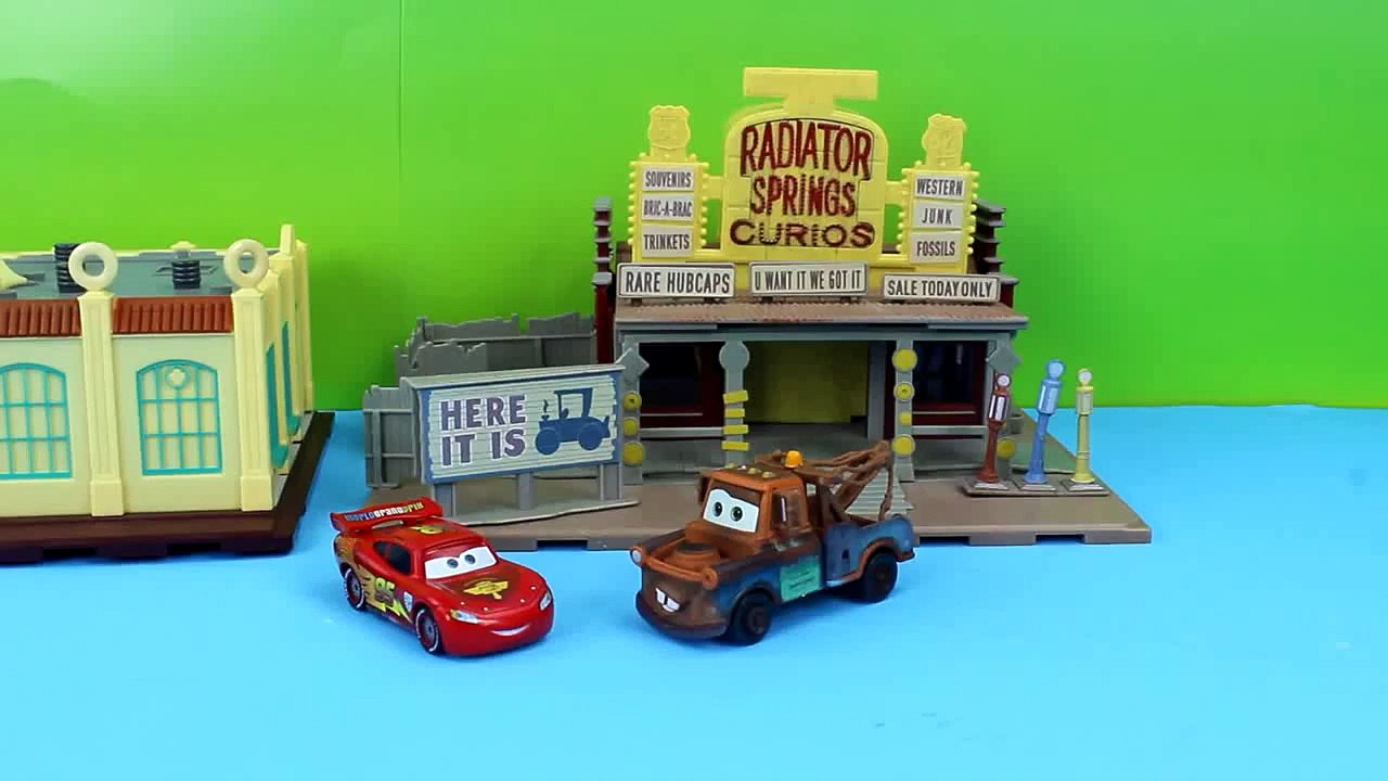 Disney Pixar Cars Lightning McQueen & Mater join Sarges Army and attened boot camp Just4fun290