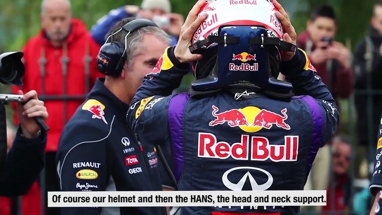 L'équipement d'un pilote de Formule 1