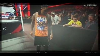 Jimmy Uso attacks The Miz - Raw, December 1, 2014