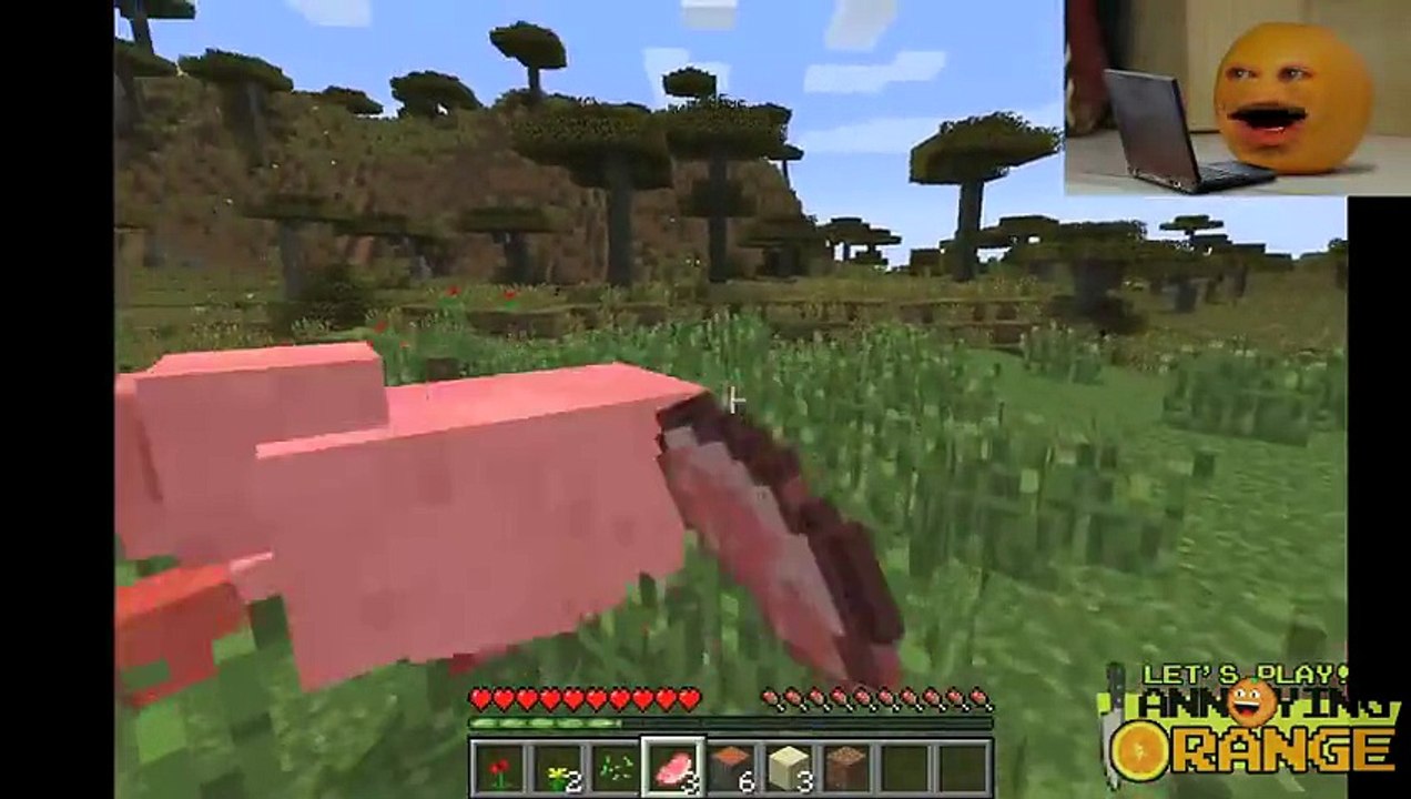 Annoying Orange Let's Play! - MINECRAFT