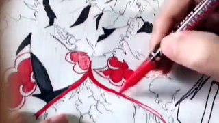 how to draw uchiha itachi - vẽ itachi (anh hùng thầm lặng)