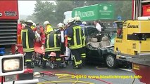 16.08.2010: Unfall auf A45 - mehrere Schwerverletzte