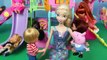 Frozen Elsa & Kid Alex Play With Peppa Pig George Pig on Barbie Kelly Playground Park DisneyCarToys