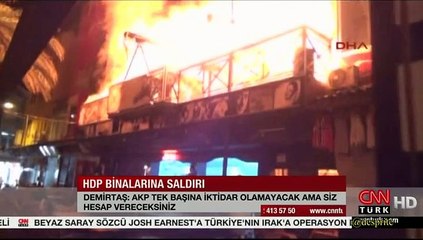 selahattin demirtaş "bunlar gidiciler siz ortada kalacaksınız, arkanızda hükümet yok, yargı önünde hesap vereceksiniz." 09.09.2015