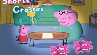 peppa pig snorts and crosses