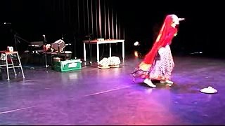 Dutch girl dancing Nepali