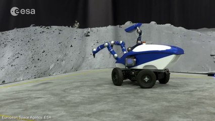 ISS astronaut controls Interact Centaur Rover from space