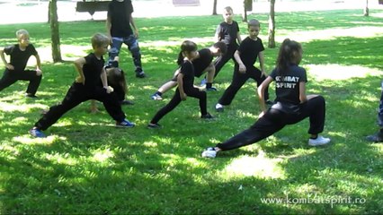 Examen grupa copii club Kombat Spirit Bucuresti