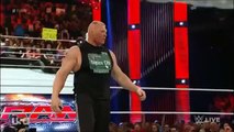 WWE RAW, brawl between Brock Lesnar, Seth Rollins