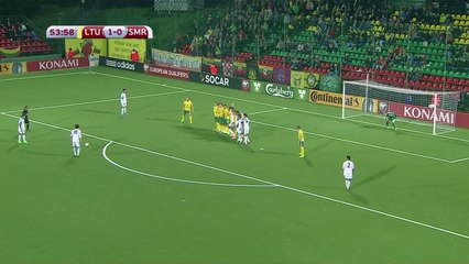 But Matteo Vitaioli - Lituanie VS Saint-Marin (08-09-2015)