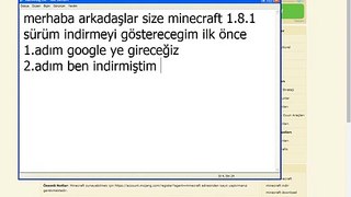 MİNECRAFT1.8.1 İNDİRME