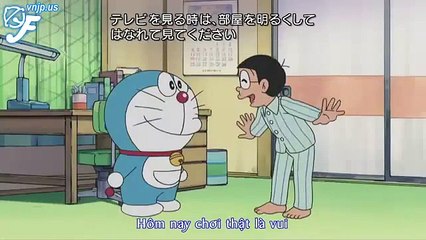 Doraemon New Ep 314 Papa, Nobita và con sông có sake bơi lội & Tên lửa trừng phạt đến đây