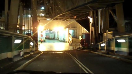 Channel crossing at Dover by camper van