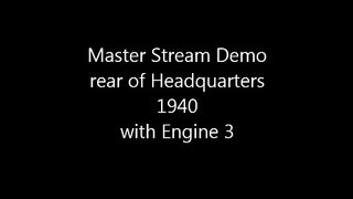 Braintree Fire Dept 1940 Master Stream demo