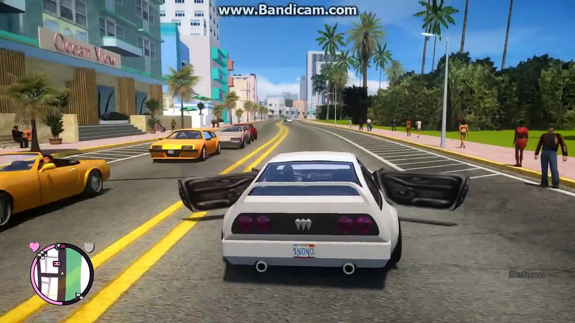 GTA 5: Gameplay com mod de Vice City