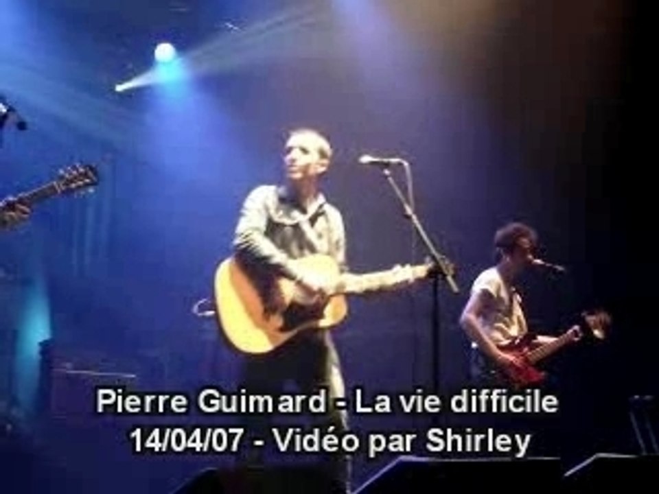 Pierre guimard la vie difficile