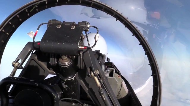 F-22 Raptor and F-16 Fighting Falcon Flight Training KC-135 Stratotanker Flying Over Europe HD