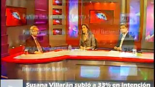Susana Villarán subió a 33% en intención de voto y superó a Lourdes Flores