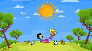 Children's songs   SEE SAW   funny animated kid's rap music video by Preschool Popstars