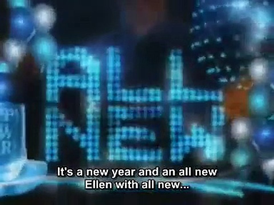 Ellen Degeneres - New year resolutions subtitled