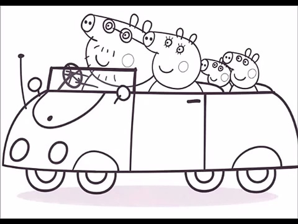 Disegni da colorare di Peppa Pig