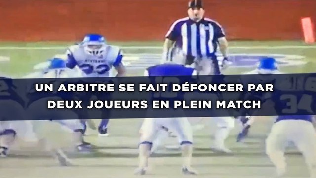 Accusé de racisme, un arbitre se fait défoncer par deux joueurs