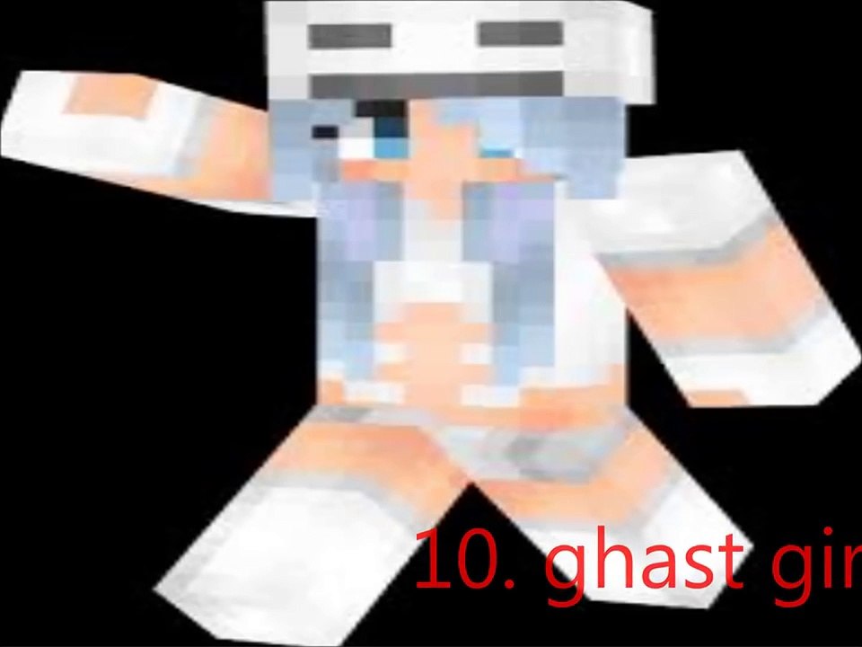 Top 10 minecraft skins (regular girl)