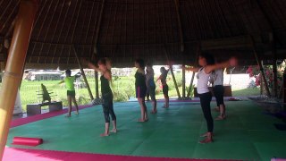 Pilates and Core Workout class with one of the best teacher in Bali - Chichi.