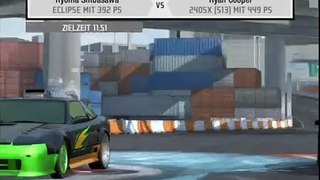 Need For Speed Pro Street Dragracing gameplay