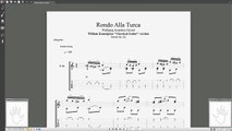 Rondo Alla Turca Guitar pro William Kanengiser version