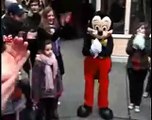 Mickey Mouse Accepts Breakdancing Challenge.