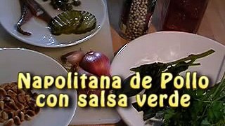 Napolitana de Pollo : Comemos Bien : con salsa verde