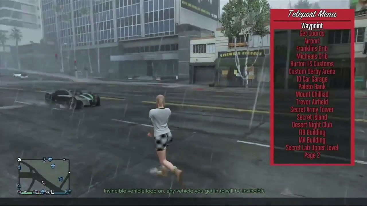 GTA V NEW ONLINE MOD MENU FOR [PS4/PS3/XONE/X360]