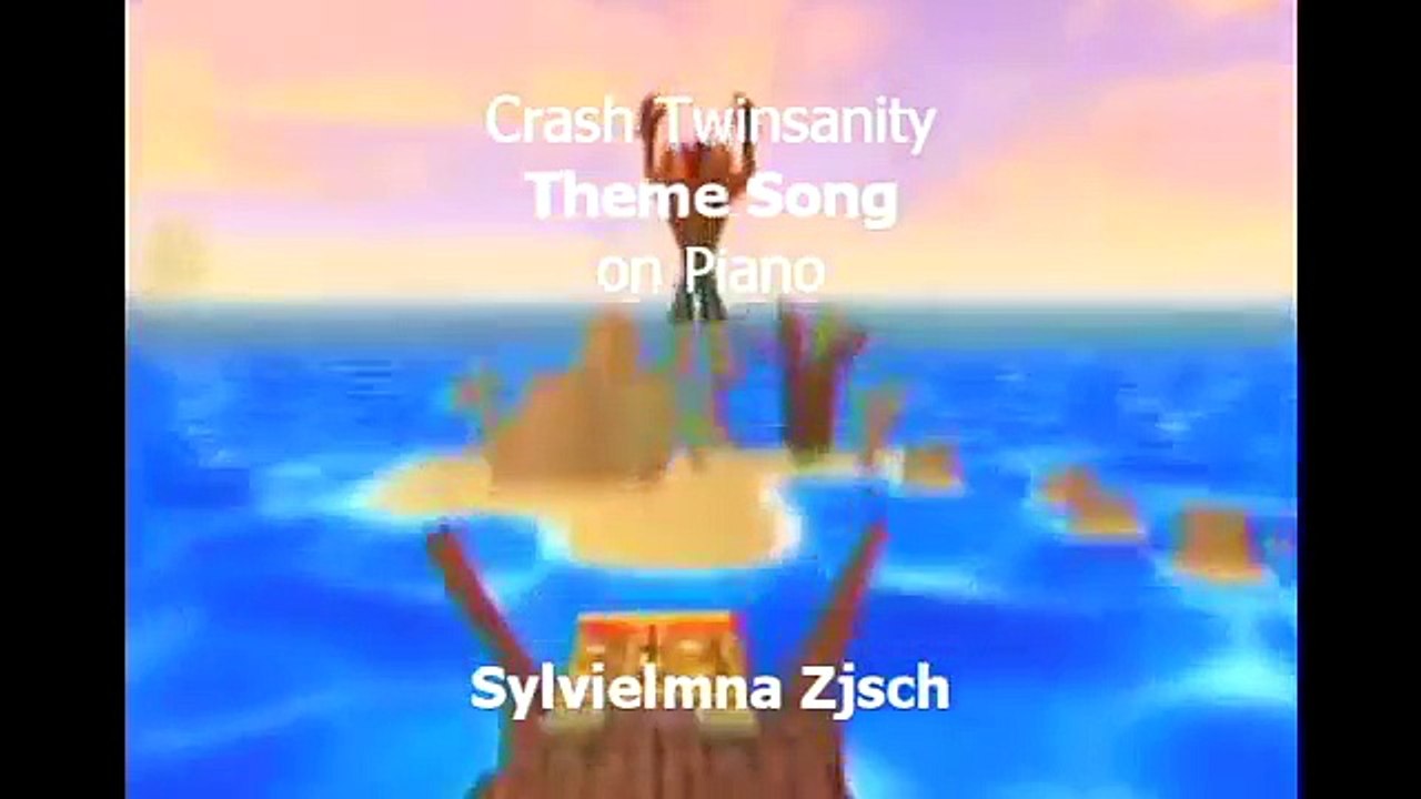 Crash Twinsanity Theme Song, on Piano