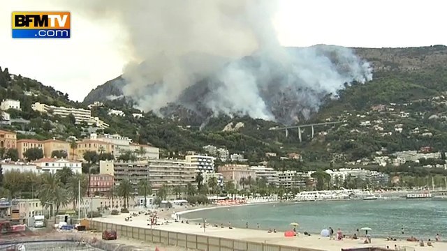 Incendie à Menton: Très rapidement, il y avait des flammes de 15 mètres