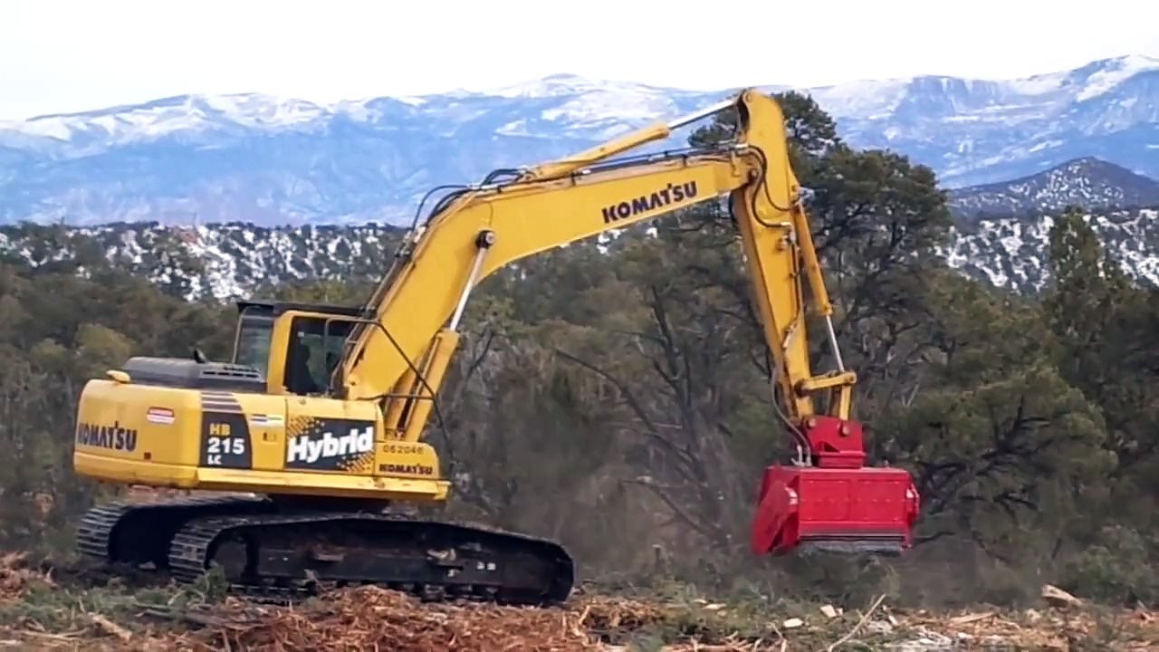 Excavator Mulching Machine - BH80 Bull Hog Mulching Head