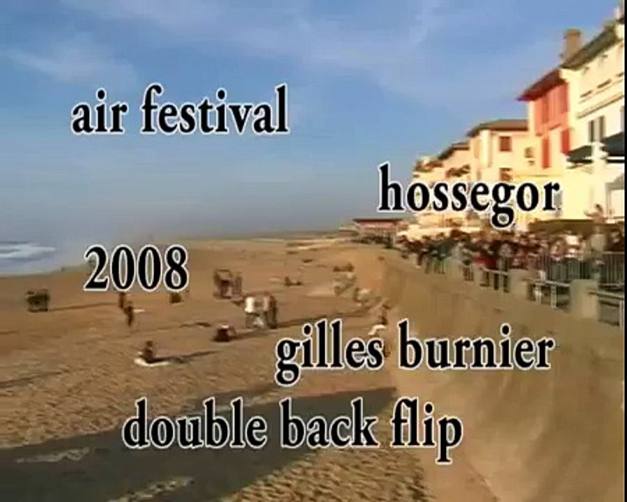 double back flip gille burnier air festival hossegor