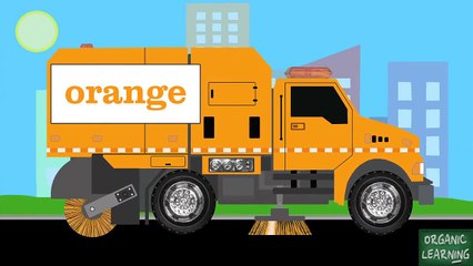 Street Sweepers Teaching Colors   Learning Basic Colors Video for Kids | song for children