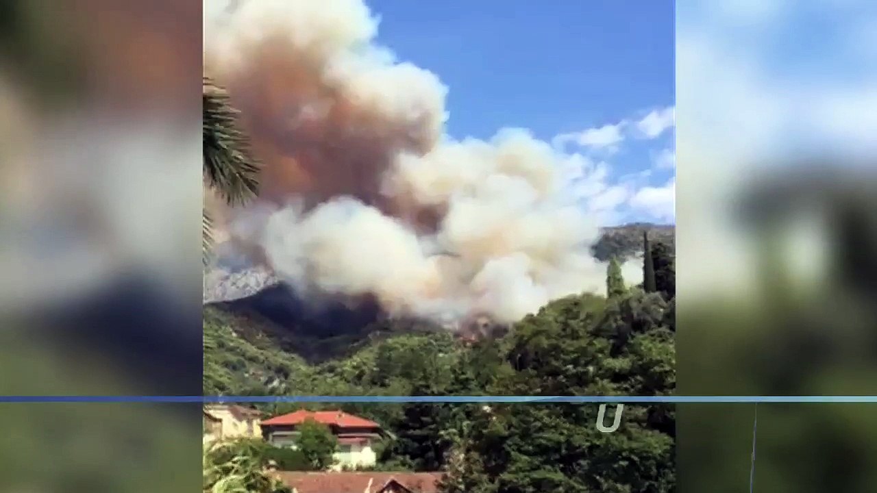 Un nouvel incendie sur les hauteurs de Menton