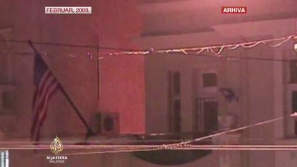 Kazne za paljenje američke ambasade u Srbiji