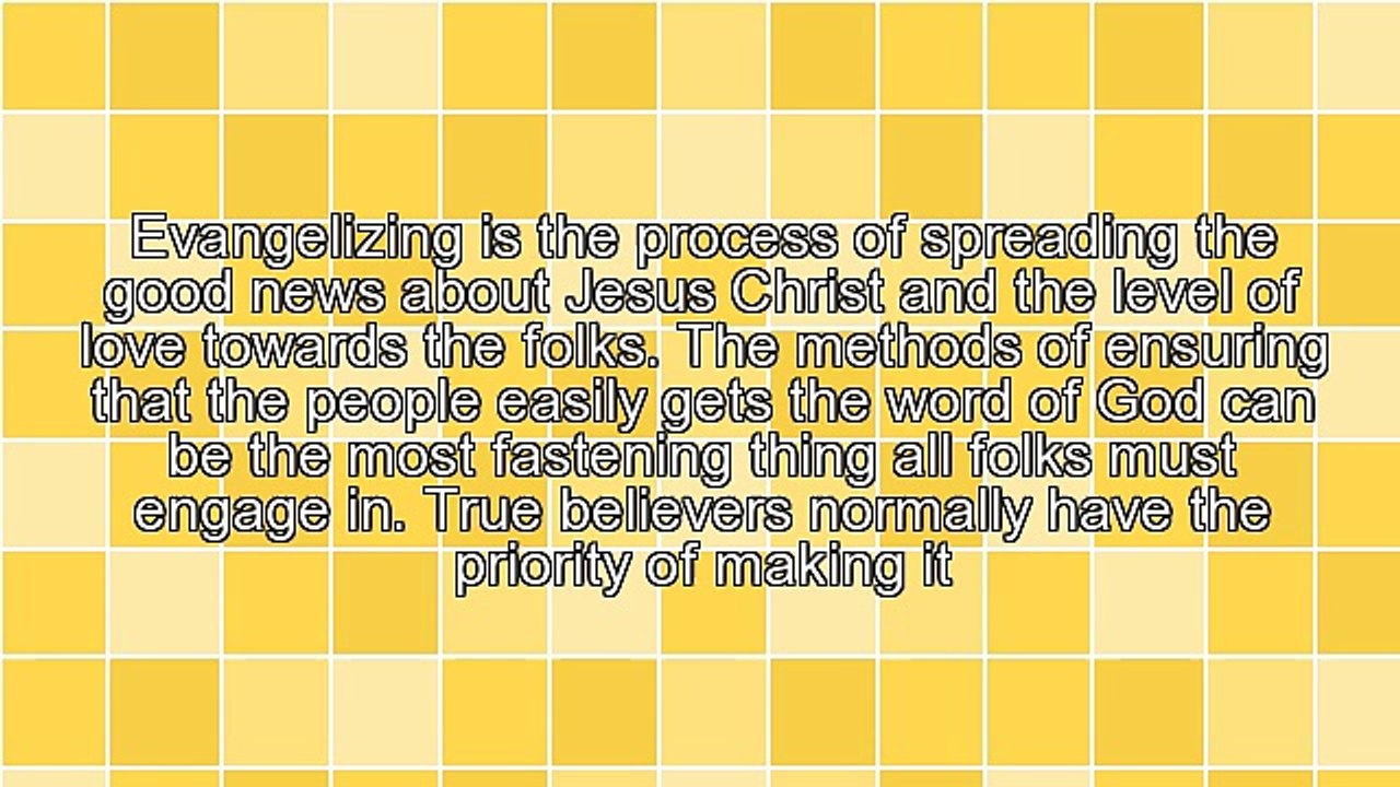 A Research On Catholic Evangelization