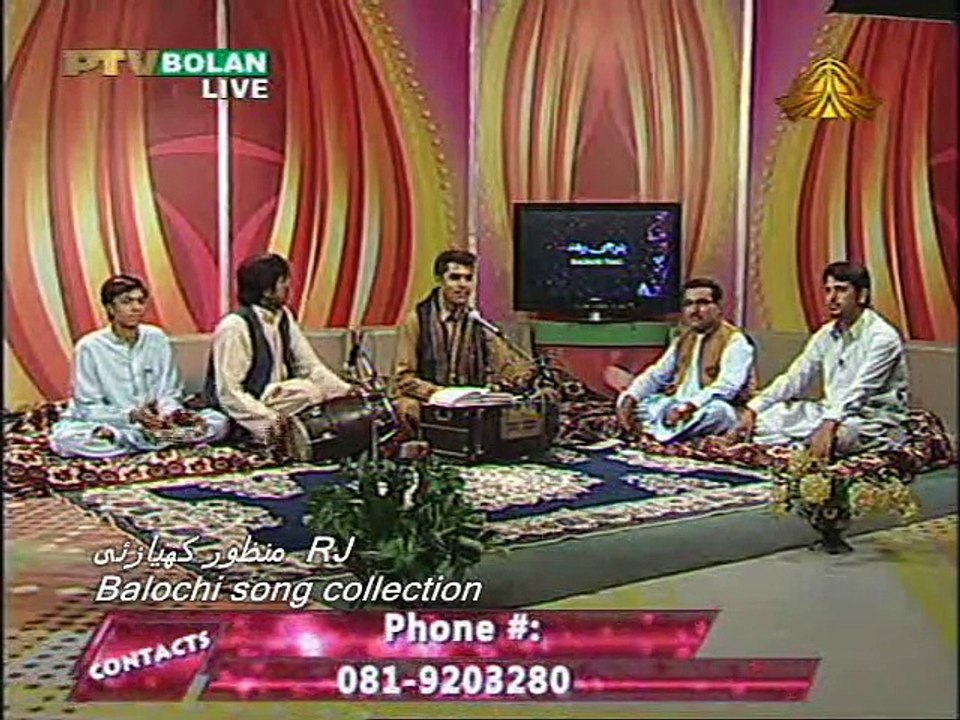 Balochi song collection by RJ Manzoor Kiazai ==